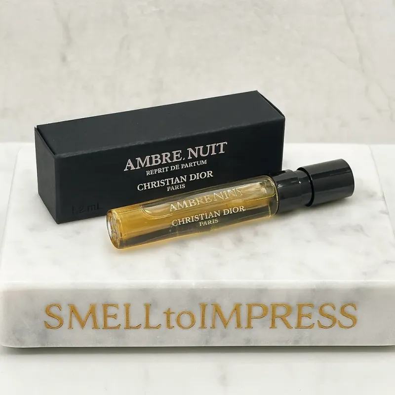Christian Dior Ambre Nuit Exprit de Parfum 1.2ml 0,04 fl. oz. offizielle Parfümproben